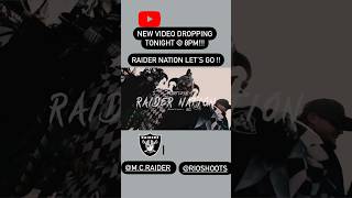 Raider Nation Till I Die!!! #musicvideo #raidernation #raiders #rapvideo