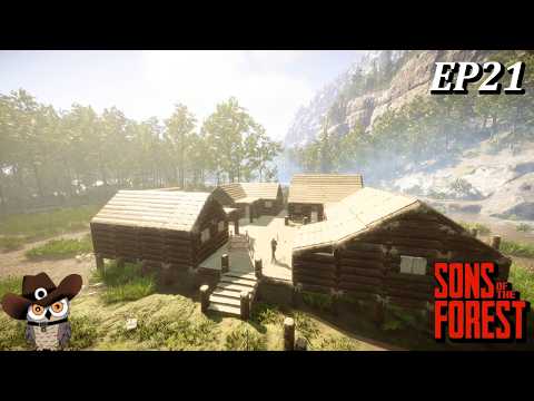 Finishing The Swamp Base! | Sons Of The Forest | Ep21