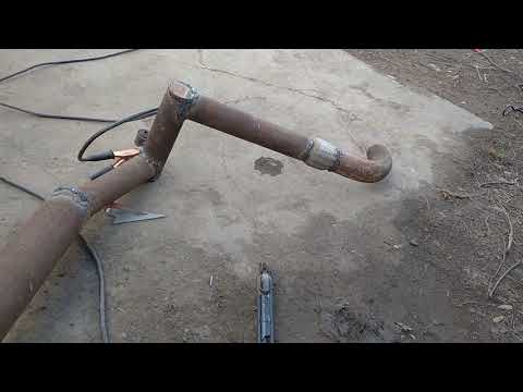 Выхлопная труба по кабине. самоделка МТЗ малая кабина