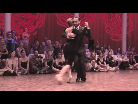  Stephanie Fesneau  and  Fausto Carpino  are  dancing  to  the  vals  "  Orillas Del Plata  "  or  "  Mandria  "  by  Juan D'Arienzo  in  2017