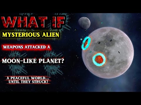What If Mysterious Alien Weapons Attacked A Moon-Like Planet? 🌑⚡