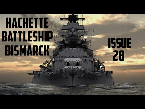Hachette - Battleship Bismarck - Issue 28 - The Next Hull section and bridge details