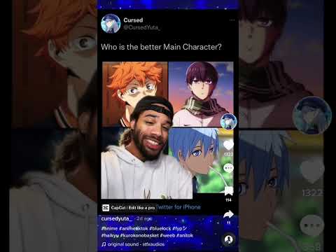 BEST SPORTS ANIME MAIN CHARACTER IS… 😳 #haikyuu #bluelock #kurokonobasket