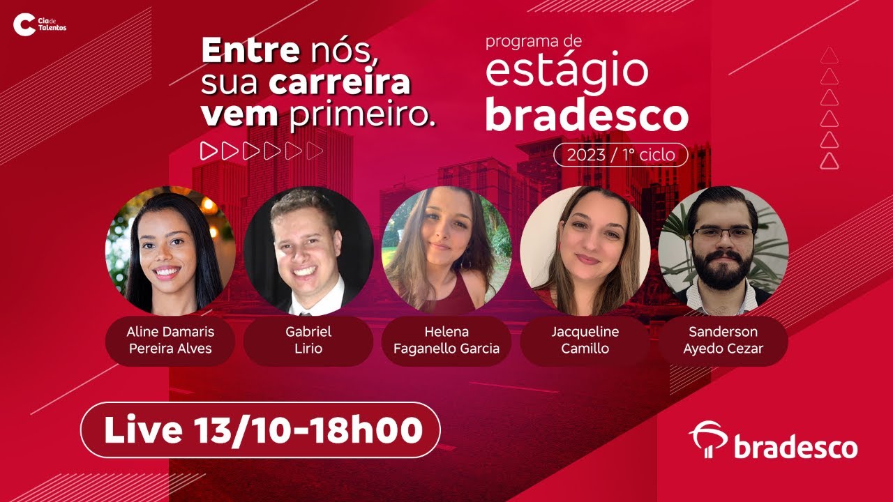 :: LIVE :: Programa de Estágio Bradesco 2023.1