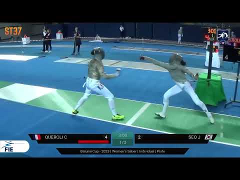 Batumi World Cup 2023 SWS - L32 - Caroline Queroli FRA v Seo Jiyeon KOR