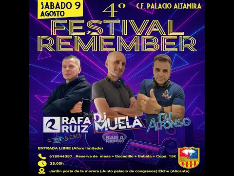 BailaConmigo RadioShow Especial 4º Edición #remember  Palacio Altamira