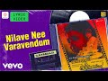 En Arugil Nee Irundhal Nilave Nee Varavendum Lyric Guru Dutt Ilaiyaraaja