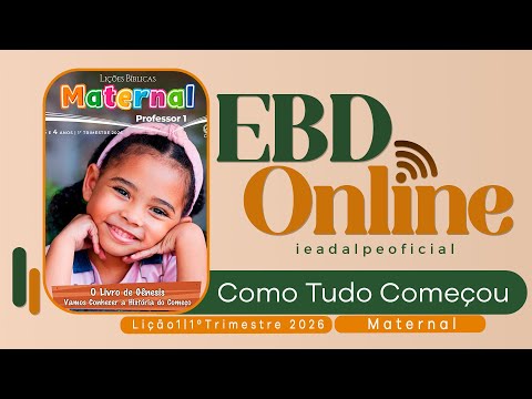 How it all began | Lesson 1 for Preschool | Online Sunday School 1st Quarter 2026.