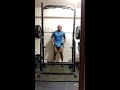 Squat of 400 lbs until failure at the age of 54 in my home gym