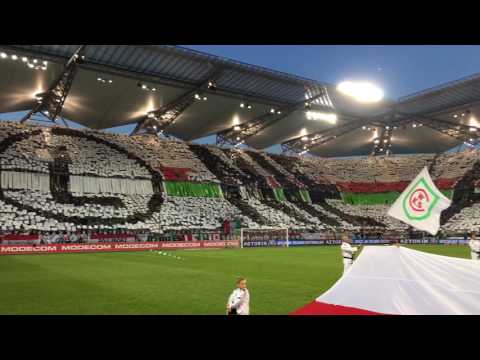 Oprawa przed meczem Legia-Lech
