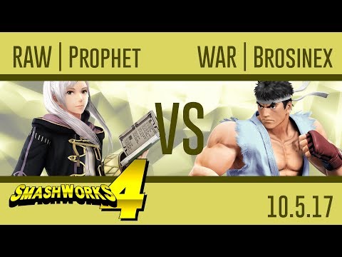 WAR | Brosinex (Ryu) vs RAW | Prophet (Robin) - SmashWorks 4 - Wii U