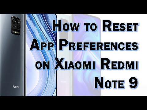 How to Reset App Preferences on Xiaomi Redmi Note 9