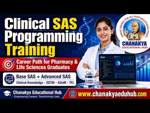 Learn Clinical SAS Programming | Base SAS + Advanced SAS + SDTM + ADaM + TFL + Project + QC