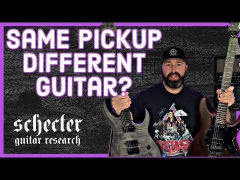 SAME PICKUP DIFFERENT GUITAR,SCHECTER SUNSET EXTREME & SUN VALLEY SUPER SHREDDER - TONE TEST?