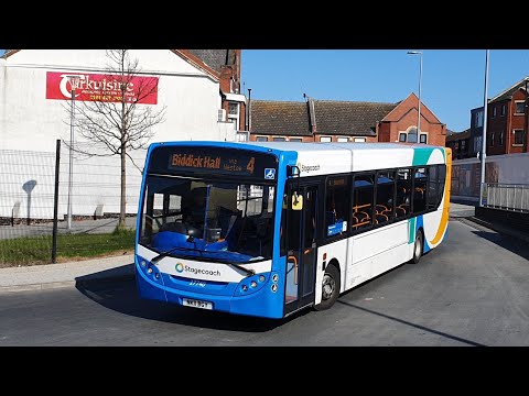 Journey on Route E2 | NK11BGY/27740 - Stagecoach North East: Dennis Enviro/ADL Enviro 300