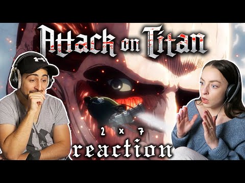 TITAN FIGHT!!! Attack on Titan 2x7 REACTION! | "Close Combat"