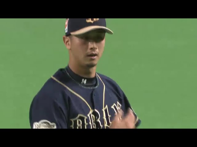 【8回裏】バファローズ・吉田一 三振奪取で一打逆転のピンチ脱出!! 2016/7/24 F-Bs