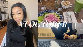 VLOGTOBER DAY 9 🍁| finally losing weight, lunch w/friends & chocolate martinis