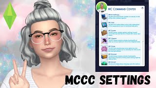MCCC Settings #thesims4