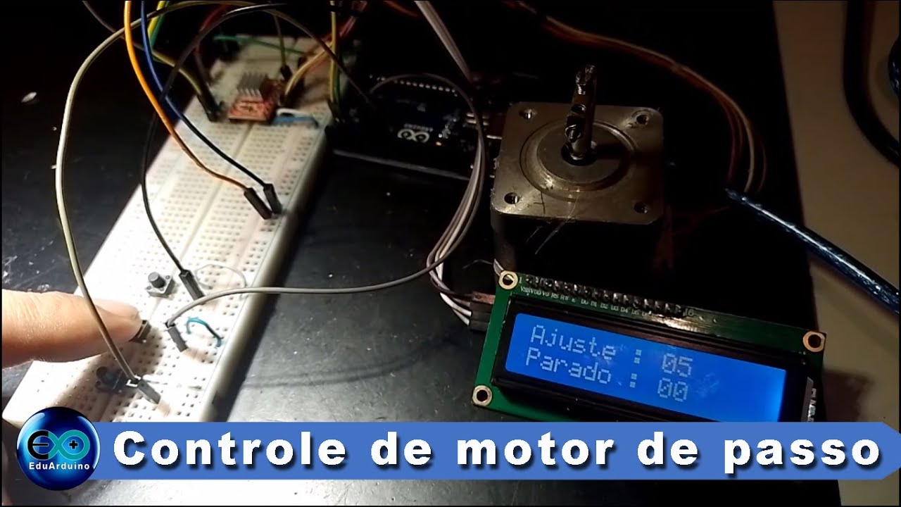 Controle de motor de passo com Arduino