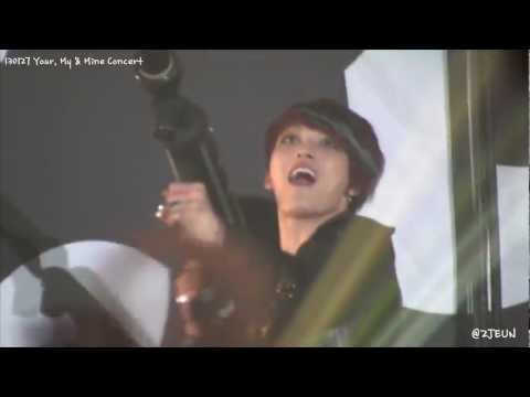 130127 총 발사 + 인사 - 재중(Jaejoong)