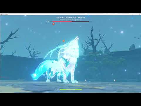 Genshin Impact - Level 90 Klee VS Wolf Boss