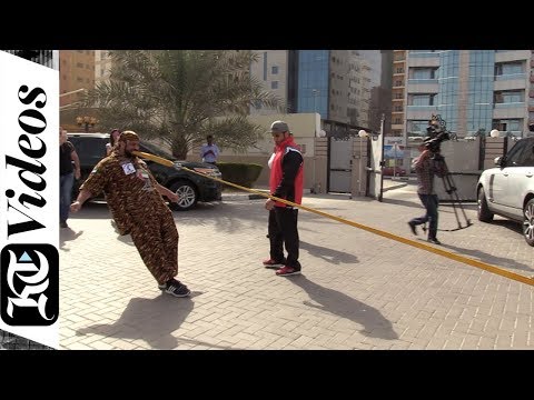 Meet the Emirati strongman who can pull a bus with his teeth