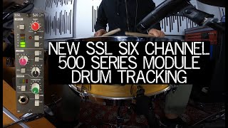 Video thumbnail for New SSL Six Channel 500 Series Module - Tracking Drums by Mattia Farese