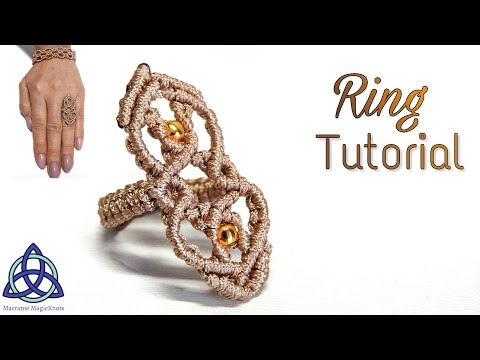 Micro Macrame Big Square Pendant Tutorial  Macrame Magic Knots  DIY