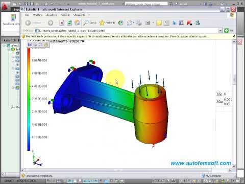 Analisi statica strutturale (tutorial, italiano)