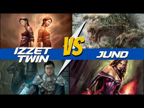 Izzet Twin vs Jund Death Shadow | Modern Paper Gameplay