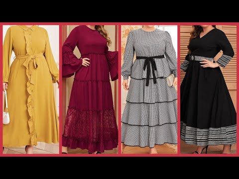 Top Amazing plus size women Maxi dress designs/Stylish plus sized midi dresses for casual wear 2021