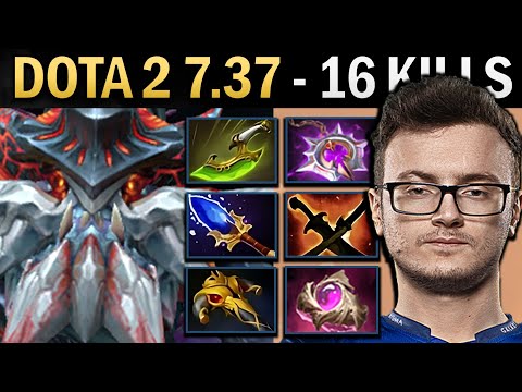 Slardar Gameplay Miracle with 16 Kills and Nullifier - Dota 7.38