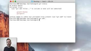 Using Git with Terminal Pt 4 add and commit local