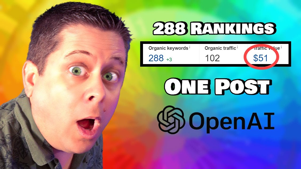 288 Google Rankings With ONE Ai Blog Post - Simple Chatgpt Hack!