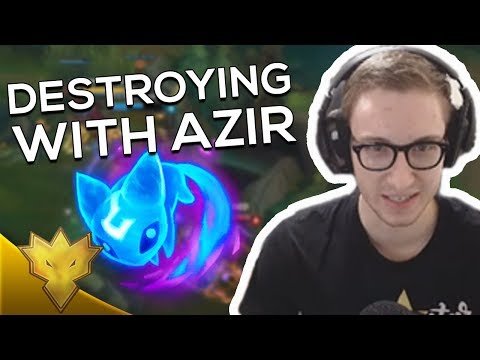 TSM Bjergsen & MikeYeung - DESTROYING WITH AZIR! - League of Legends Stream Highlights