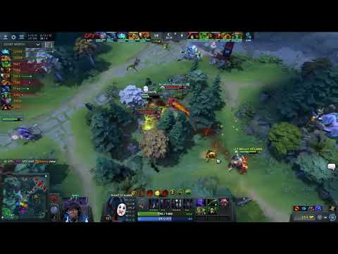 ▶️Newbee.kaka kills - ah fu -!  kaka playing Earth Spirit LGD.Forever Young vs Newbee at The Interna