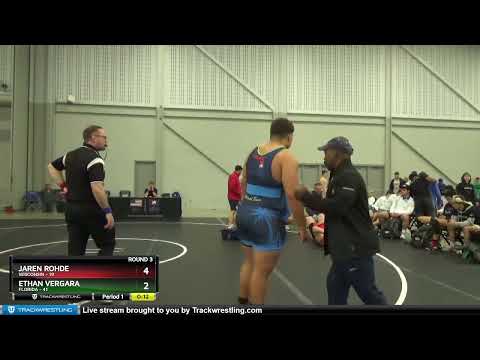 285 Lbs Round 3 (8 Team) - Jaren Rohde, Wisconsin Vs Ethan Vergara, Florida 0512