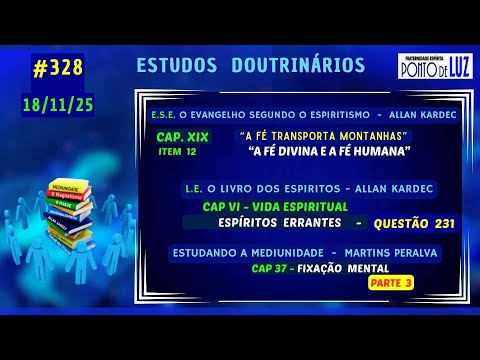 #328 ESTUDOS DOUTRINÁRIOS em 18/11/25 📱