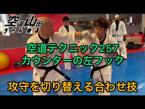 【武道】空道テクニック257「カウンターの左フック」【格闘技】