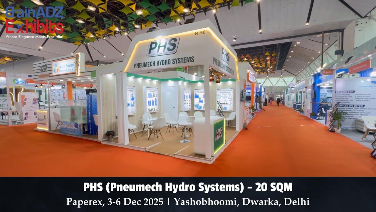 PHS (Pneumech Hydro Systems) at Paperex 2025 - Designed & Built by BrainADZ Exhibits