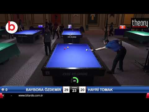 BAYBORA ÖZDEMİR & HAYRİ TOMAK Bilardo Maçı - 2020 TK 1.ETAP ANTALYA-1.TUR