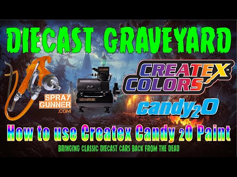 How to use Createx Candy 2O Paint