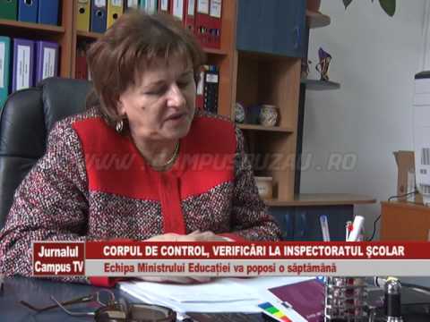 CORPUL DE CONTROL VERIFICARI LA INSPECTORATUL SCOLAR