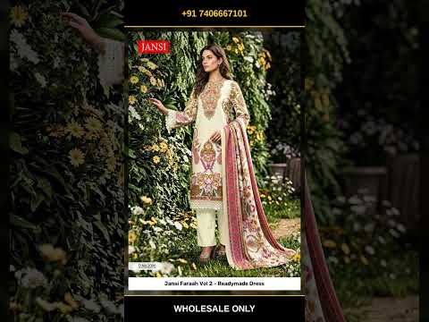 Jansi Faraah Vol 2 - Readymade Dress – product video thumbnail