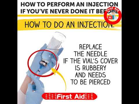 How To Perform An injection If you've Never Done Before I যদি না করেন ইনজেকশন কীভাবে সম্পাদন করবেন
