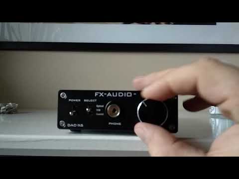 banggood FX Audio DAC-X6 DAC 24BIT/192 HiFi Amplifier problem