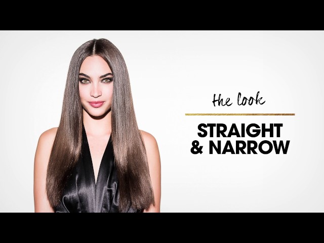 Vidéo teaser pour hair tutorial | straight & narrow | party hairstyles