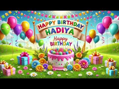 HADIYA HAPPY BIRTHDAY SONG 02🎊🥳