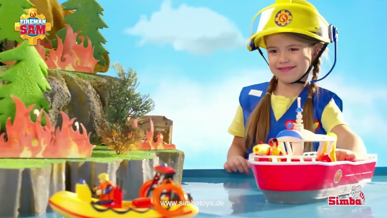 Sam a tűzoltó: Jupiter szett figurával - Simba Toys videó